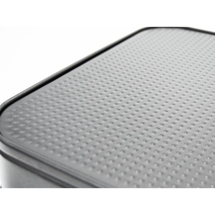 Meyerhoff Bakery vierkante springvorm/bakvorm met antiaanbaklaag 28 x 28 x 7 cm zwart