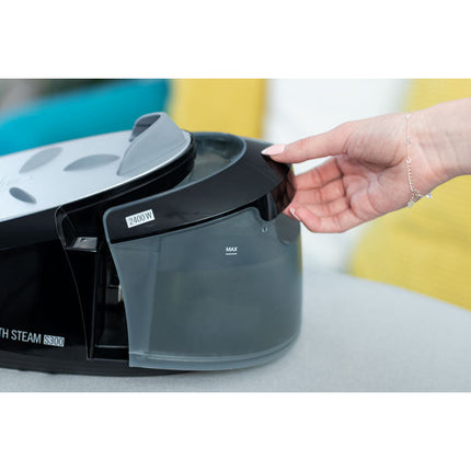 Teesa stoomstrijkijzer Smooth Steam S300 stoomgenerator 1,2 liter zwart TSA2030