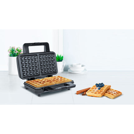 Teesa professionele wafelijzer voor twee luikse wafels TSA3225