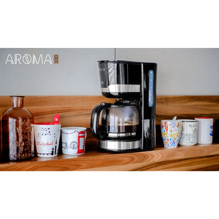 Teesa Koffiezetapparaat AROMA 100 1,5L zwart TSA4006