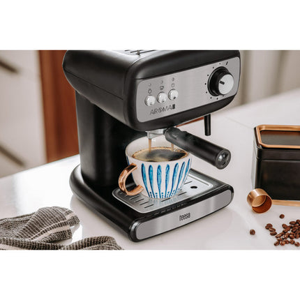 Teesa Espressomachine AROMA 400 met melkopschuimer 850W TSA4009
